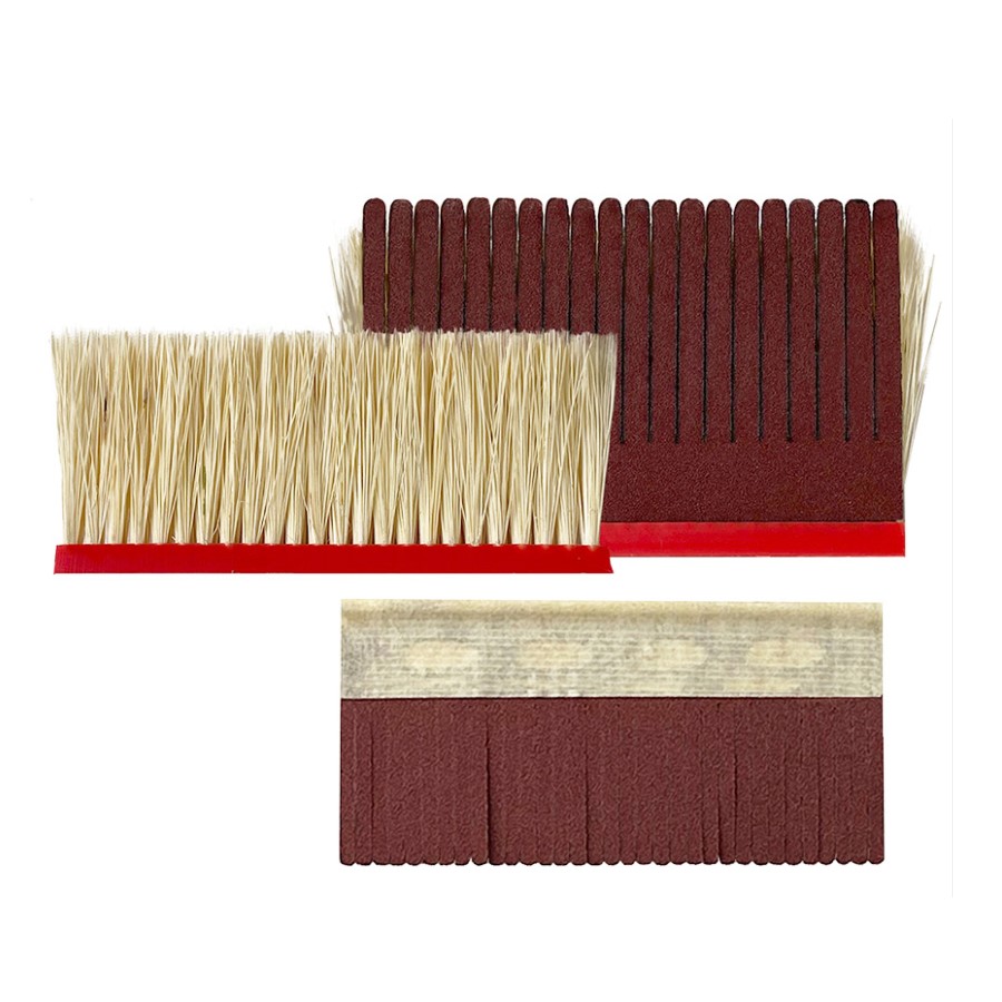 Вкладыши шлифовальные, щетки шлифовальные и опорные